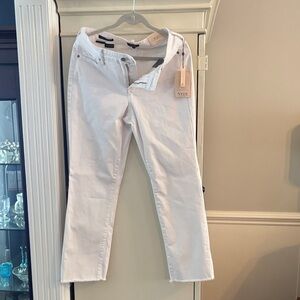 NYDJ Women's Crisp White Straight Leg Jeans